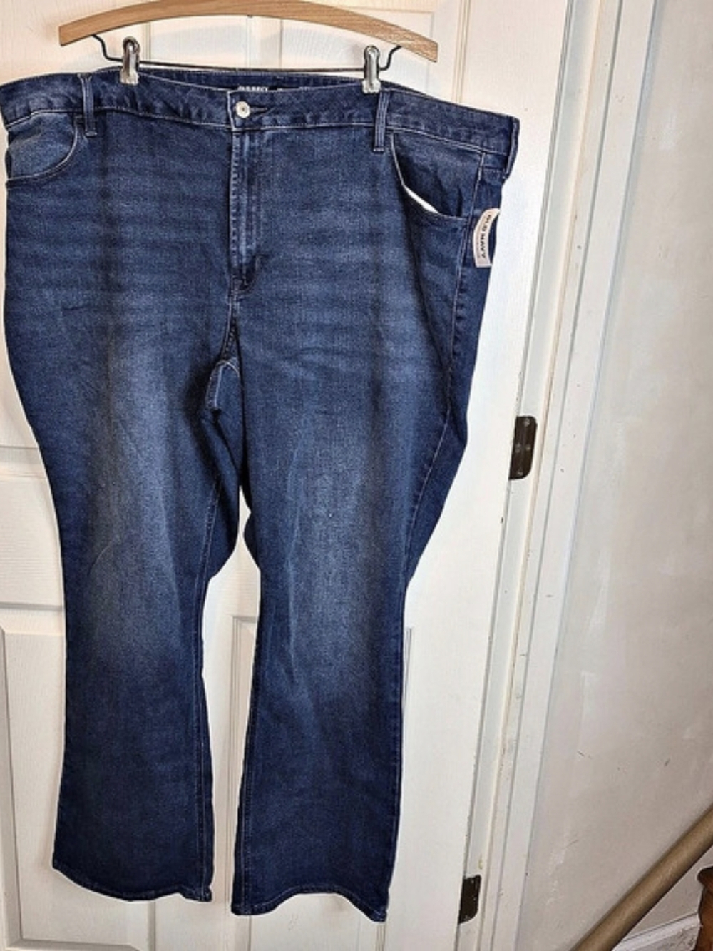 Old Navy Wow Boot-Cut Mid-Rise Boot-Cut Jeans Blue Waist 24 Like New